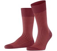 Falke Mens Oxford Stripe Socks - Copper Red