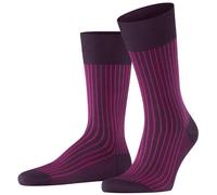 Falke Mens Oxford Stripe Socks - Eggplant Lilac