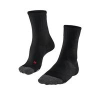 FALKE Men's PL2 M So Cotton Functional Yarn Anti-Blister 1 Pair Padel Socks, Black 3000, 8-9