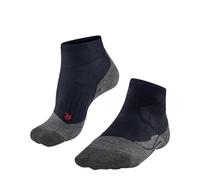 FALKE Men's PL2 Short M Sso Cotton Functional Yarn Anti-Blister 1 Pair Padel Socks, Blue Space 6116, 11-12.5