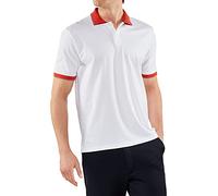 FALKE Men's Polo-62060 Polo Shirt, White, S
