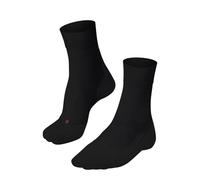 FALKE Men's RU 4 Endurance Compression M So Cotton Functional Yarn With Compression Running Socks 1 pair, Black 3000, 11-12.5