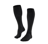FALKE Men's RU Compression Energy M Kh Functional Yarn With Compression Running Socks 1 Pair, Black 3000 - Calf circumference W3, 5.5-8