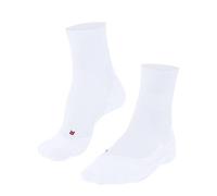 FALKE Men's RU Compression Stabilizing M So Lyocell Functional Yarn With Compression 1 Pair Running Socks, White 2000 8-9