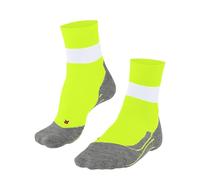 FALKE Men's RU Compression Stabilizing M So Lyocell Functional Yarn With Compression 1 Pair Running Socks, Yellow Lightning 1690 9.5-10.5
