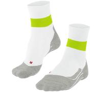 Falke Mens RU Compression Stabilizing Running Socks - White/Green