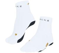 Falke Mens RU True Motion Short Running Sneaker Socks - White