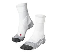 Falke Running Socks RU3 Comfort - Men's Lyocell Anti-Blister - White/Grey Size 46-48