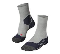FALKE Men's RU3 Comfort M So Lyocell Functional Yarn Anti-Blister Running Socks 1 Pair, Grey Lightgrey 3406, 8-9