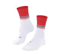 FALKE Men's RU4 Endurance Cool M So Functional Yarn Anti-Blister 1 Pair Running Socks, White 2005 Stripe 9.5-10.5