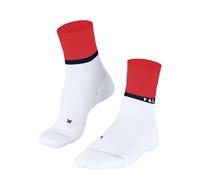 FALKE Men's RU4 Endurance Compressiion M So Cotton Functional Yarn With Compression 1 Pair Running Socks, White 2008 8-9