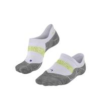FALKE Men's RU4 Endurance Cool Invisible M In Functional Yarn Anti-Blister Running Socks 1 Pair, White 2007, 5.5-7.5