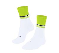 FALKE Men's RU4 Endurance Cool M So Functional Yarn Anti-Blister 1 Pair Running Socks, White 2002 Stripe, 5.5-7.5