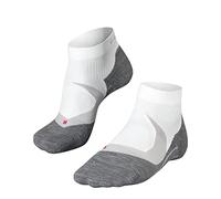 FALKE Men's RU4 Endurance Cool Short M SSO Breathable Anti-Blister 1 Pair Running Socks, White (White-Mix 2020), 8-9