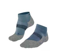 FALKE Men's RU4 Endurance Cool Short M Sso Functional Yarn Anti-Blister Running Socks 1 Pair, Blue Steel 6958, 5.5-7.5