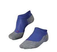 FALKE Men's RU4 Endurance Invisible M In Cotton Anti-Blister 1 Pair Running Socks, Blue Athletic 6451, 5.5-7.5