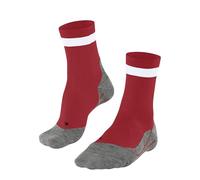 FALKE Men's RU4 Endurance M So Cotton Anti-Blister 1 Pair Running Socks, Red Bloody Mary 8177, 9.5-10.5