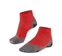 FALKE Men's RU5 Race Short M Sso Functional Yarn Anti-Blister 1 Pair Running Socks, Red Neon 8584, 11-12.5