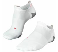 Falke Mens Running 5 Invisible No Show Socks - White