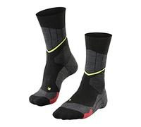 FALKE Men's SC1 M So Wool Warm Thick Skiing Socks 1 Pair, Black-Mix 3010, 9.5-10.5
