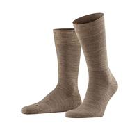 FALKE Men's Sensitive Berlin M So Wool Cotton With Soft Tops 1 Pair Socks, Brown Nutmeg Melange 5410, 11.5-14