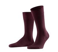 FALKE Men's Sensitive Berlin M So Wool Cotton With Soft Tops 1 Pair Socks, Red Barolo 8596, 5.5-8