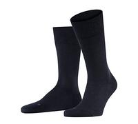FALKE Men's Sensitive Berlin Socks, Wool Cotton, Blue (Dark Navy 6370), 8.5-11 (1 Pair)