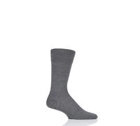 FALKE Mens Sensitive Berlin Virgin Wool Left / Right Socks Comfort Cuffs- 1 Pair