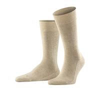 FALKE Men's Sensitive London M So Cotton With Soft Tops 1 Pair Socks, Beige Sand Melange 4650, 11.5-14