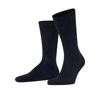 FALKE Men's Sensitive London M So Cotton With Soft Tops 1 Pair Socks, Blue Dark Navy 6375, 11.5-14