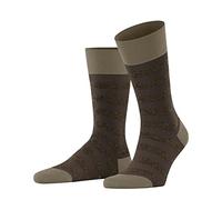 FALKE Men's Sensitive Mapped Line M So Cotton With Soft Tops Socks 1 Pair, Brown Sesame 4390-O, 5.5-8