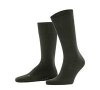 FALKE Men's Sensitive New York M So Lyocell With Soft Tops Socks 1 Pair, Green Military 7826, 8.5-11