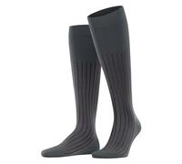 FALKE Men's Shadow M Kh Cotton Long Patterned 1 Pair Knee-High Socks, Grey Flintstone 3256, 8.5-9.5