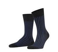 FALKE Men's Shadow M So Cotton Patterned 1 Pair Socks, Grey Anthracite Melange 3191, 7-8