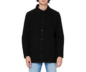 FALKE Men's Shirt Coat Sweatshirt, Men, Sweatshirt, 61008, Night sky, 52 (EU)