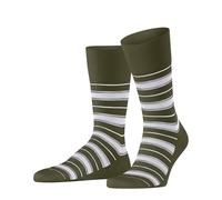 FALKE Men's Shirtline M So Cotton Patterned 1 Pair Socks, Green Crocodile 7503, 10-11