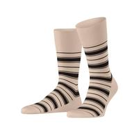 FALKE Men's Shirtline M So Cotton Patterned Socks 1 Pair, Beige Tropicana 8049, 5.5-6.5