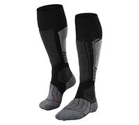 FALKE Men's SK1 Ski Socks Extra-Strong Cushioning With Shin Padding Anti Blister Thick Warm Breathable Quick-Drying Climate-Regulating Odour-Neutralising Wool Functional Yarn 1 Pair