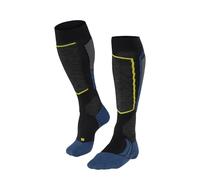 FALKE Men's SK2 Intermediate M KH Wool Warm Thick 1 Pair Skiing Socks, Black (Black 3001), 11-12.5