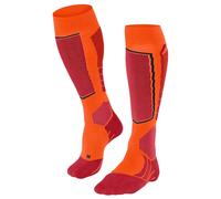 Falke Mens SK2 Intermediate Skiing Knee-High Socks - Flash Orange