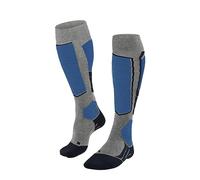 FALKE Men's SK2 Intermediate Vegan M Kh Lyocell Functional Yarn Warm Thick Skiing Socks 1 Pair, Grey Light 3400, 11-12.5