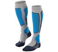 Falke Mens SK2 Intermediate Wool Knee High Socks - Light Grey