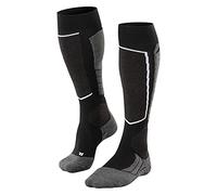 FALKE Men's SK2 Intermediate Wool M Kh Breathable Warm Thick 1 Pair Skiing Socks, Black Black-Mix 3010, 11-12.5