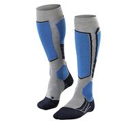 FALKE Men's SK2 Intermediate Wool M Kh Breathable Warm Thick 1 Pair Skiing Socks, Grey Light 3400, 8-9