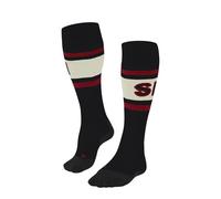 FALKE Men's SK2 Intermediate Wool M Kh Wool Functional Yarn Warm Thick 1 Pair Skiing Socks, Black 3000 Trend, 11-12.5