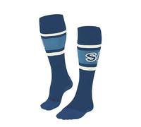 FALKE Men's SK2 Intermediate Wool M Kh Wool Functional Yarn Warm Thick 1 Pair Skiing Socks, Blue King Fisher 6834 Trend, 5.5-7.5