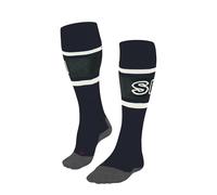 FALKE Men's SK2 Intermediate Wool M Kh Wool Functional Yarn Warm Thick 1 Pair Skiing Socks, Blue Space 6116 Trend, 8-9