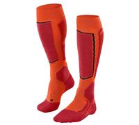 Falke Mens SK2 Intermediate Wool Skiing Knee-High Socks - Flash Orange