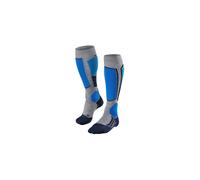 FALKE Mens SK2 Ski Socks Colour: 3400 Blue Grey, Size: 42-43
