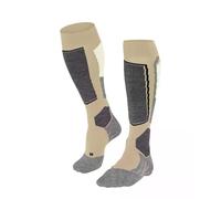FALKE Men's SK2 Ski Socks Medium Cushioning Shin Padding Anti Blister Warm Breathable Quick-Drying Climate-Regulating Odour-Neutralising Wool Functional Yarn 1 Pair